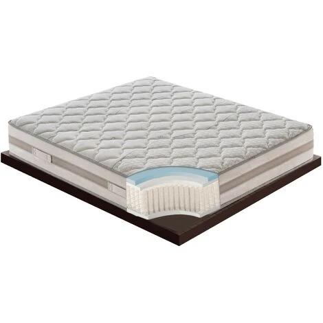 Materasso Relax 800 Molle Insacchettate E Memory Foam 9 Zone Alto 25cm 80x190 - immagine 2