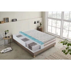 Materasso Parigi 800 Molle Insacchettate E Memory Foam 9 Zone 80x190