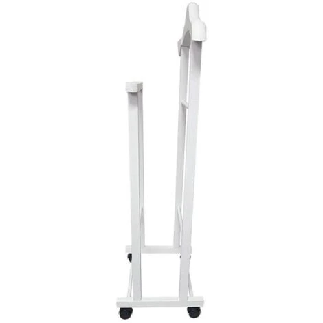 Indossatore Appendiabiti Da Camera In Legno LACCATO BIANCO - immagine 3