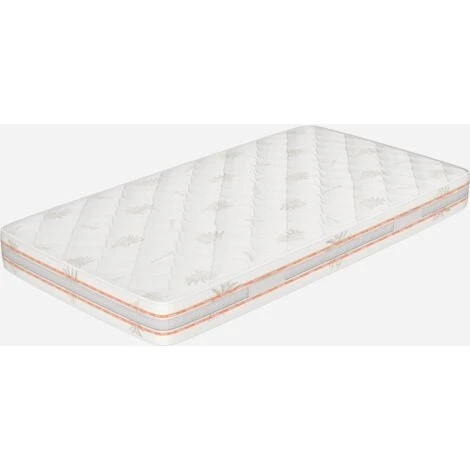 Materasso Singolo 80x190 Memory, Alto 25 Cm - Rivestimento In Aloe Vera, Traspirante Top H25 - immagine 2