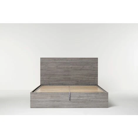 Letto Contenitore Cangu' Hi-Box Matrimoniale 160X190 Rovere Grigio - immagine 3