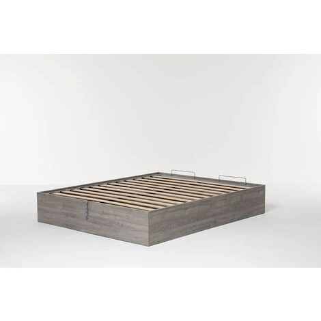 Letto Contenitore Cangu' Bed Box Matrimoniale 160X190 Rovere Grigio - immagine 2