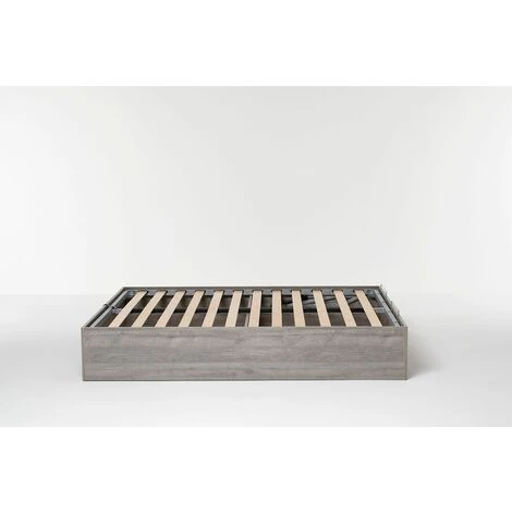 Letto Contenitore Cangu' Bed Box Matrimoniale 160X190 Rovere Grigio - immagine 5