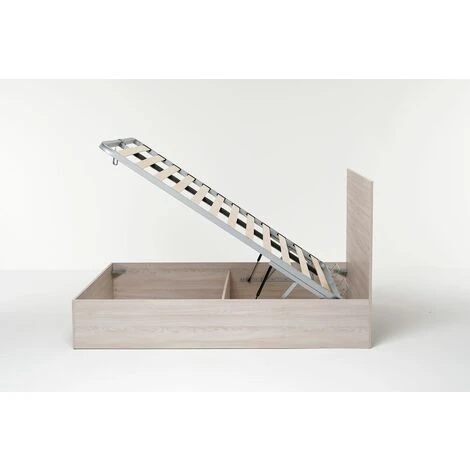 Letto Contenitore Cangu' Hi-Box Con Testiera Soffy Rigo' Matrimoniale 160X190 Olmo Naturale - immagine 4