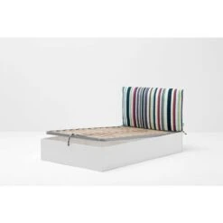 Letto Contenitore Cangu' Hi-Box Con Testiera Soffy Rigo' Singolo Grande 120X190 Bianco