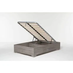Letto Contenitore Cangu' Bed Box 120X190 C/Piedini Rovere Grigio
