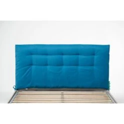 Cuscino Di Testata SOFFY Trapuntato Matrimoniale Petrolio