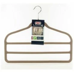 Domopak Living Appendiabiti Con Doppio Porta Pantaloni Beige