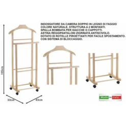 INDOSSATORE LEGNO FAGGIO NATURALE