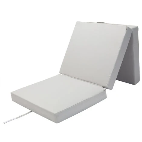 Materassino Pieghevole Per Camera Degli Ospiti Inclusa Fodera Materasso Campeggio Viaggio Grigio