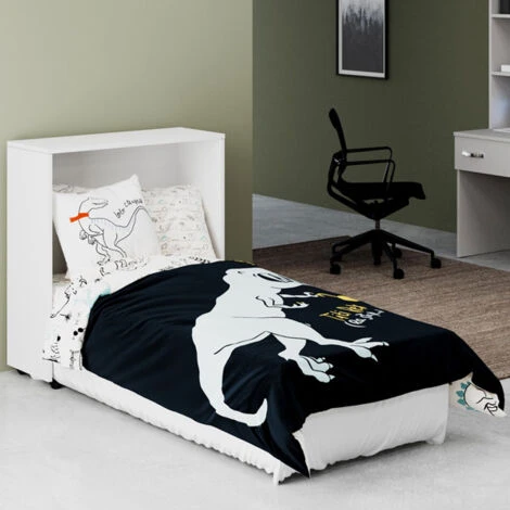 Mobile Giroletto Singolo Salvaspazio In Legno Una Piazza - immagine 2