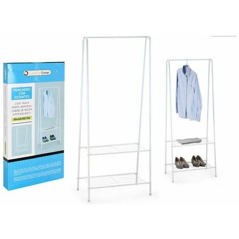 Appendiabiti Con Ripiano Confortime (59 X 32 X 152 Cm)