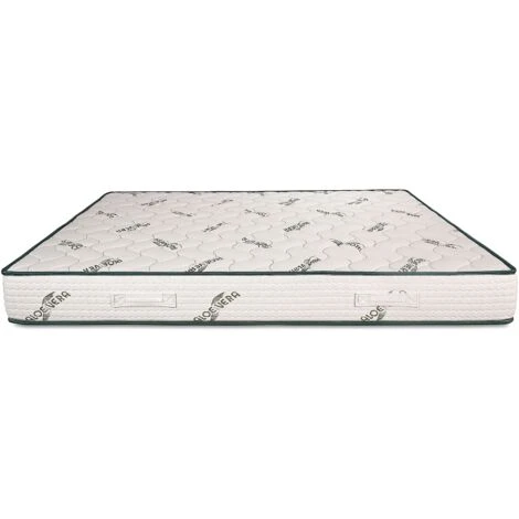 EVERGREENWEB - Materasso Singolo 80x190 In Waterfoam Ortopedico Alto 20 Cm + Cuscino Memory Foam Gratis, Rivestimento Oli Essenziali ALOE VERA, Tessuto Antiacaro Ideale Per Tutti Letti E Reti Offerta - immagine 4