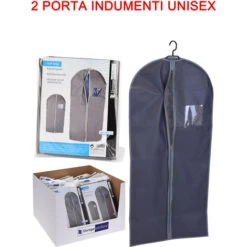 3 PORTA INDUMENTI UNISEX 60X100 Cm APPENDIABITI APPENDINI ACCESSORI CASA