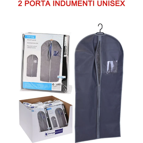 3 PORTA INDUMENTI UNISEX 60X100 Cm APPENDIABITI APPENDINI ACCESSORI CASA