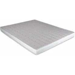 EVERGREENWEB - Materasso Per Divano Letto Pieghevole 120x190 In Poliuretano Alto 14 Cm Rivestimento Bianco Anallergico, Ortopedico, Ergonomico, DAYBED