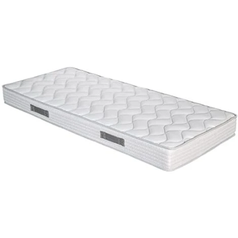 EVERGREENWEB - Materasso Una Piazza E Mezza 120x200 Alto 16 Cm In Poliuretano Ortopedico Lastra Water Foam Bio Con Cuscino Memory Foam Incluso Rivestimento Morbido Bianco Anallergico Per Reti O Letti - immagine 2