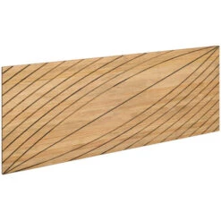 Testiera Letto Legno Massello Foglia Di Pino 160x60cm Finitura Vintage Box Mobili