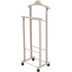 Ambrogio Indossatore Doppio In Legno Di Faggio - TOMAINO - Tortora