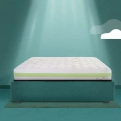 Farmarelax - Primo Materasso Green In Italia - H23 Cm - Memory Foam - Rivestimenti In Lino - Sfoderabile - Singolo 80x190