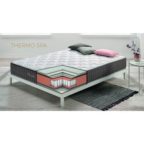 SIMPUR RELAXMaterasso A Molle 90x190cm VISCO Thermo SPAAltezza +/- 26cmSistema A Molle 3.0Multistrato. - immagine 4