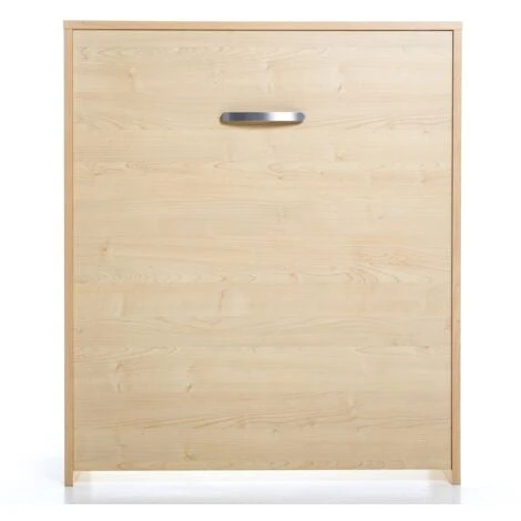 MOBILE LETTO CON RETE E MATERASSO COLORE ACERO