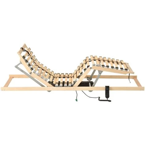 Letto Con Telaio A Doghe Elettrico 28 Doghe 7 Zone 70x200 Cm - immagine 3