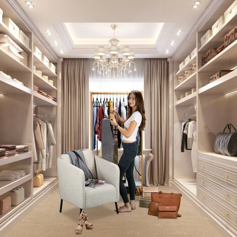 Relaxdays Grucce Per Pantaloni Salvaspazio, Appendiabiti Multiplo Imbottito In Metallo, HLP: 44,5x37x2,7 Cm Argento/nero - immagine 2