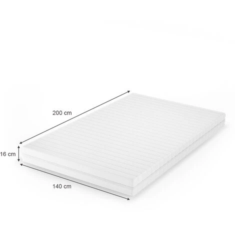 Premium Materasso „Calma Comfort Plus“ H3 7Z 140x200 Cm VitaliSpa - immagine 3