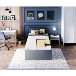 Materasso CORATO In Schiuma HR E Lattice Rigidità H2 H3 - Alto 10 Cm 70 X 140