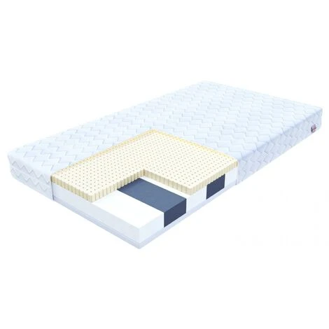 Materasso CORATO In Schiuma HR E Lattice Rigidità H2 H3 - Alto 10 Cm 70 X 140 - immagine 3