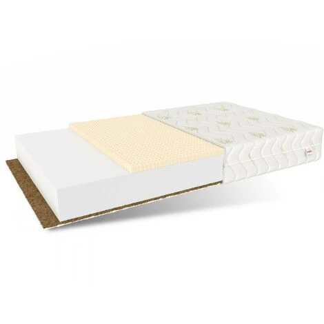Materasso SAMI In Schiuma Lattice E Cocco Rigidità H2 H4 - Alto 11 Cm 80 X 160 - immagine 2