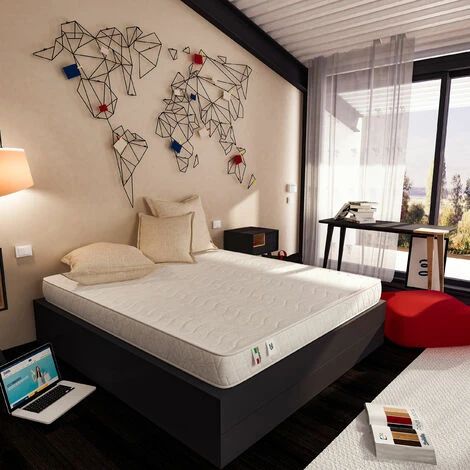 Baldiflex Materasso Water Foam Alto 15 Cm Easy Materasso Singolo Misura 85x200 Cm