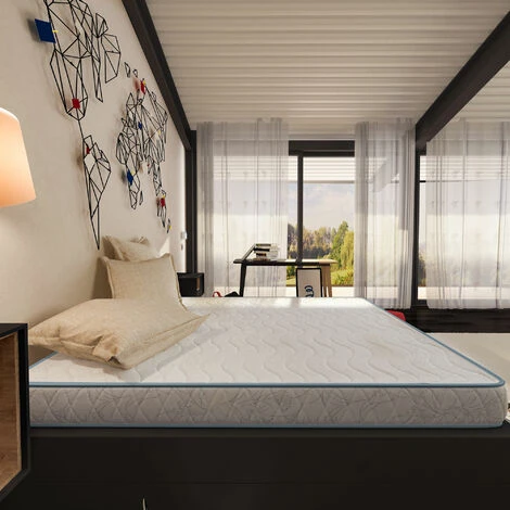 Baldiflex Materasso Ortopedico Medio Rigido 100% Made In Italy H 10 Cm Basic Sfoderabile Singolo Con Rivestimento Anallergico, Misura 85x200 Cm - immagine 3