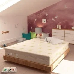 Baldiflex Materasso Memory Dream Soft Singolo Con Rivestimento In Aloe Vera, Memory 7 Cm, Misura 85x200 Cm