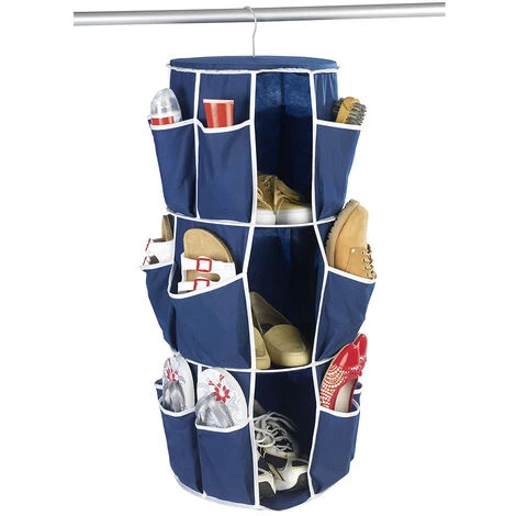 Wenko Porta Scarpe Rotondo Appendiabiti 3 Piani - immagine 3