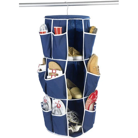 Wenko Porta Scarpe Rotondo Appendiabiti 3 Piani - immagine 4