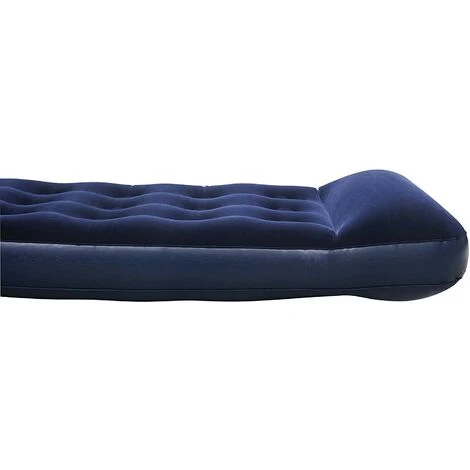 Materasso Gonfiabile Da Campeggio Floccato Singolo Con Pompa Di Gonfiaggio Incorporata Cm 185x76x28 Bestway 67223 - immagine 4
