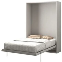 Letto A Scomparsa MALINA Con Apertura Verticale Manuale - 140x200cm - Bianco