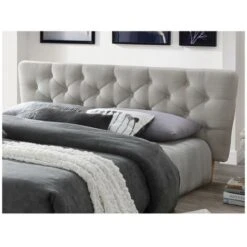 Testata Scandinava 160 Cm In Tessuto Beige - GUNILLA