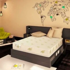 Baldiflex Materasso Memory Foam 25 Cm Duck Con Fodera Aloe Vera Singolo Misura 85x200 Cm