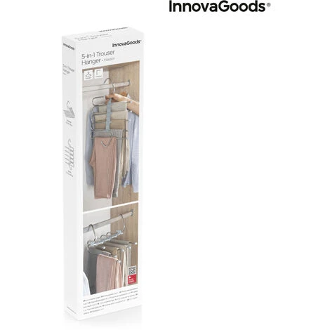 Gruccia Multipla Per Pantaloni 5 In 1 Havser InnovaGoods - immagine 2