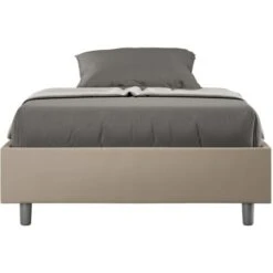 Letto Azelia Sommier 120x190 Senza Rete Tortora