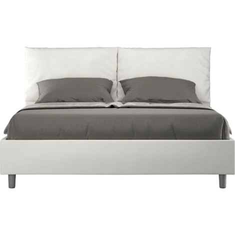 Letto Antea 160x190 Con Rete Bianco