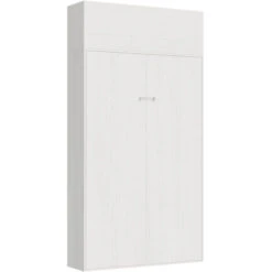 Letto 140 Kentaro Bianco Frassino Con Pensile Vasistas