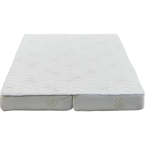 Materasso Clic-clac Aloe Vera 130 X 190 Cm Sp.16 Cm - ALOHA Di NATUREA - - immagine 3