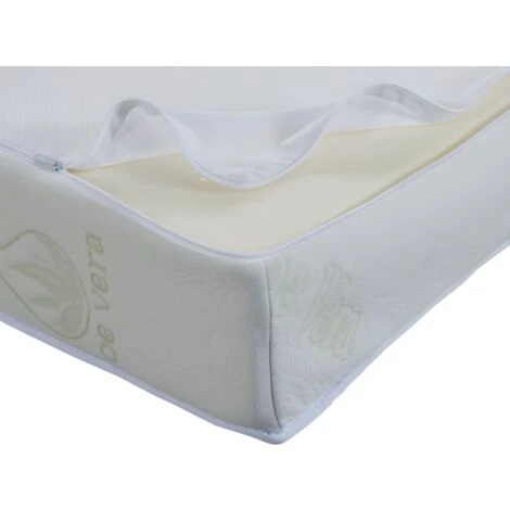 Materasso Clic-clac Aloe Vera 130 X 190 Cm Sp.16 Cm - ALOHA Di NATUREA - - immagine 5