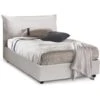 Talamo Italia Letto Piazza E Mezza Angela, Letto Contenitore Con Rivestimento In Ecopelle, 100% Made In Italy, Apertura Frontale, Adatto Per Materasso Cm 120x190, Bianco