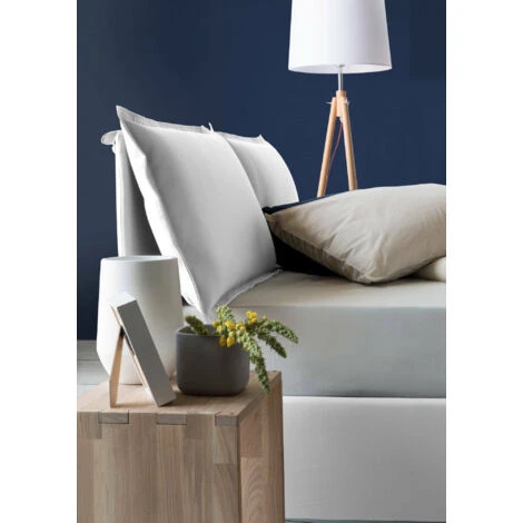 Talamo Italia Letto Matrimoniale Deborah, Letto Contenitore Con Rivestimento In Tessuto, 100% Made In Italy, Apertura Frontale, Adatto Per Materasso Cm 160x190, Bianco - immagine 5