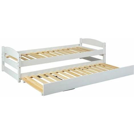 Letto In Legno Bianco Per Cameretta Bambini. Letti - immagine 2